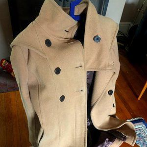 Soia & Kyo Camel Wool Peaaoat, Medium